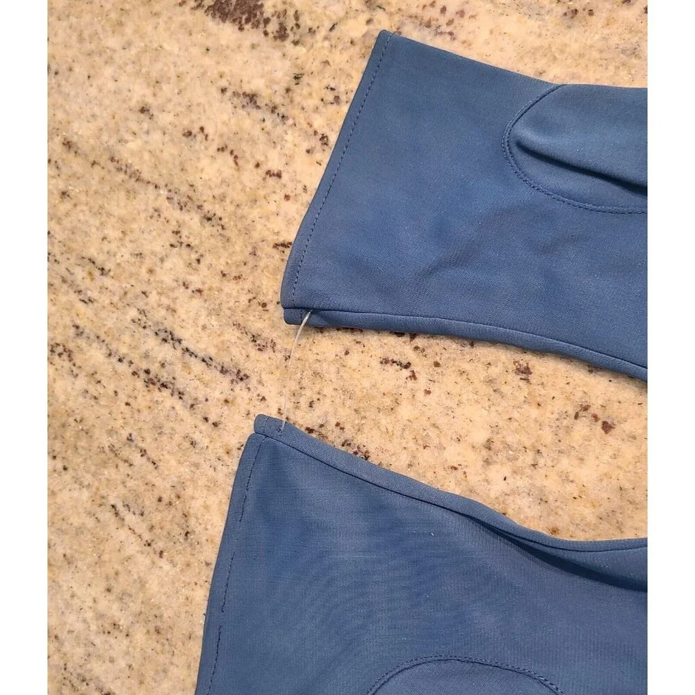 Vintage Size S Blue Nylon Formal 9